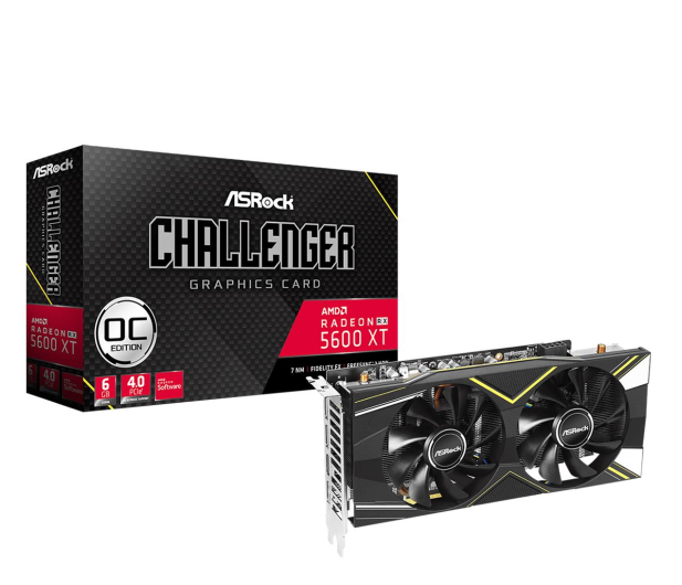 ASRock Radeon RX 5600 XT Challenger D OC 6GB GDDR6
